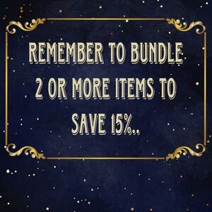 15% Off when you bundle 2 or more items..